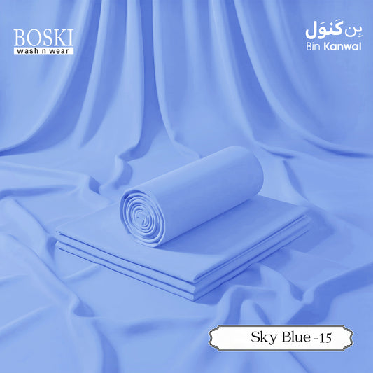 Wash & Wear Boski - Sky Blue-15
